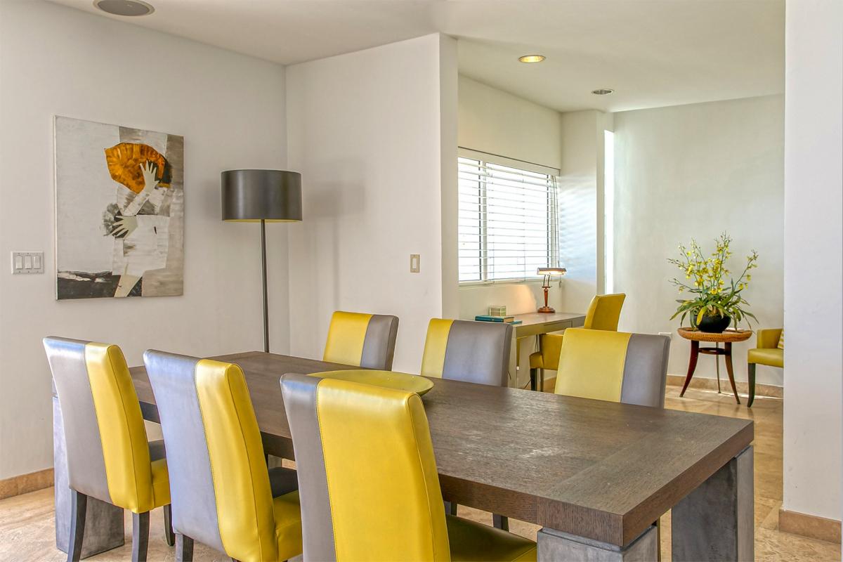 Luxury Villa rental St Martin - The dining area
